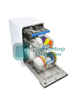 Встраиваемая посудомоечная машина Maunfeld MLP-08IM, черный, 44.8 см, 10 компл., 47 дБ, класс A++