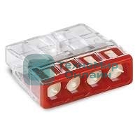 Клемма 4х(0.5-2.5мм) 4-х проводн. для распред. короб. (с контактн. пастой 