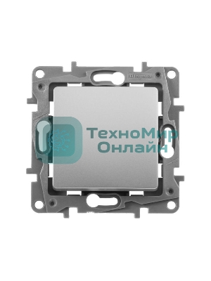 Переключатель промежуточный, винтовые клеммы, Etika, 10AX, 250В~, алюминий Переключатель промежуточный, винтовые клеммы, Etika, 10AX, 250В~, алюминий