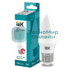 Лампа светодиодная IEK LLE-C35-7-230-40-E27 ECO C35 свеча 7Вт 230В 4000К E27