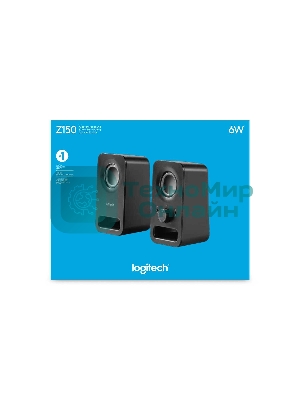 Колонки Logitech Z-150, черный 980-000814 Колонки 2.0
