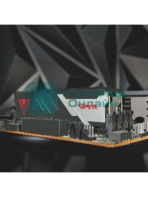 Оперативная память Patriot Viper Venom, DDR5, 32GB (2x16GB), 7200MHz, CL34, DIMM, с радиатором, черный