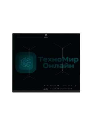 Индукционная варочная панель Electrolux CIV634 на 4 конфорки, cтеклокерамика, мощность: 7200 Вт, независимая установка, слайдерное управление,размеры (ШхГ): 59x52 см