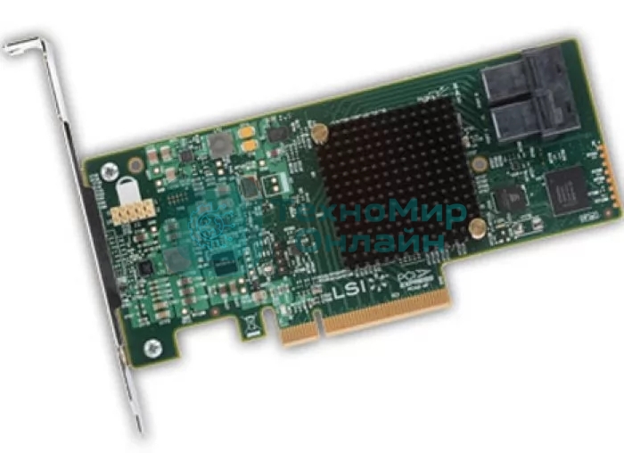 Контроллер MegaRAID SAS9341-8i SGL (8-Port Int, 12Gb/s SATA+SAS, PCIe 3.0, Entry)