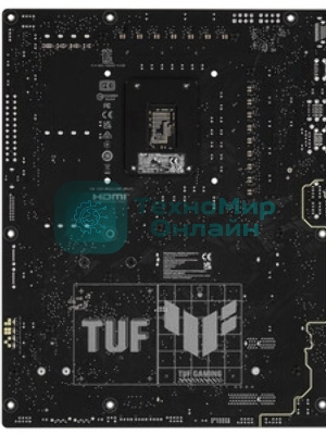 Материнская плата ASUS TUF GAMING B860-PLUS WIFI, LGA 1851, Intel B860, 4xDDR5, 4xSATA, 3xM.2, 1xPCIe 5.0 x16, 1xPCIe 4.0 x16, 1xDP, 1xHDMI, 1x 2.5Gb LAN, 1xUSB 20Gbps, 2xUSB 10Gbps, 3xUSB 5Gbps, 2xUSB 2.0, 5x3.5 мм, 7.1, ATX