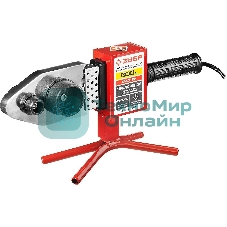 Аппарат для сварки пластиковых труб ЗУБР АСТ-800 мастер 800Вт 50-300С насадки 20 25 32 40 50 63мм