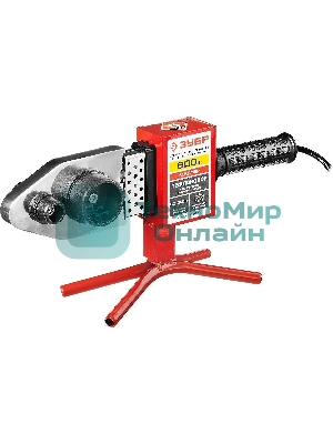 Аппарат для сварки пластиковых труб ЗУБР АСТ-800 мастер 800Вт 50-300С насадки 20 25 32 40 50 63мм