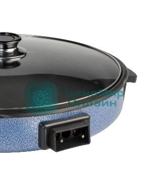 Электросковорода Galaxy Line GL 2663, синий, 1700 Вт, 3 л