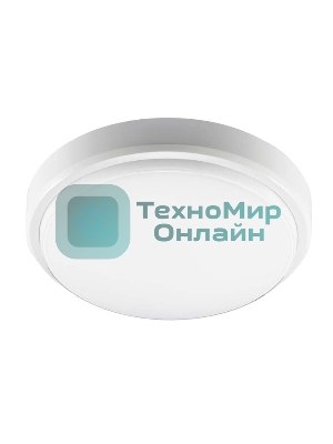 Светильник светодиодный JazzWay ДПО PBH - PC2-RA 18Вт 1350лм 4000К белый AC 230В/50Гц