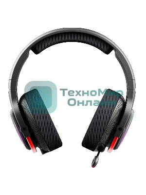 Гарнитура Bloody MR710 чёрный, беспроводная + проводная, Bluetooth, до 44 ч, подсветка