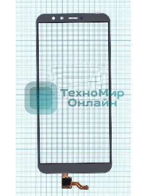 Сенсорное стекло (тачскрин) для Huawei Honor 9 Lite, серое