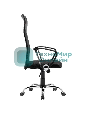 Кресло Defender ATX черный, сетка, 120 кг, механизм качания