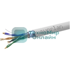 Кабель информационный Suprlan Median 01-1033-1, cat.5e FTP 4X2X24AWG PVC внутренний 305м, серый