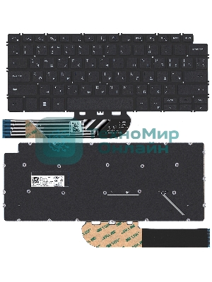 Клавиатура для ноутбука Dell 14-5390 черная