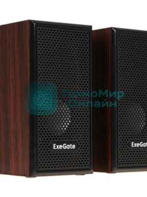 Акустическая система 2.0 ExeGate EX287058RUS Tango 312 (питание USB, 2х3Вт (6 Вт RMS), 80-20000Гц, светлое дерево)