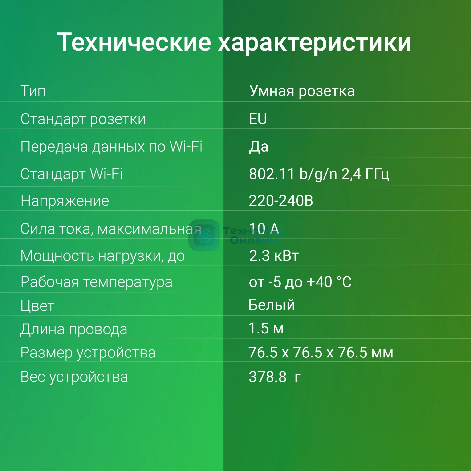 Умная розетка Digma DiPlug Cube 1 EU Wi-Fi белый (DPC13S)