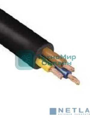 Провод соединительный ПВС Rexant 3x0,75 мм², белый, длина 5 метров, ГОСТ 7399-97