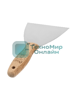 Шпательная лопатка Matrix из нержавеющей стали, 120 мм, буковая рукоятка, EFP