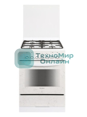 Плита комбинированная Gefest ПГЭ 5302-03 0052 белый, конфорок 4 шт, духовка 55 л, 50 см x 85 см x 58.5 см
