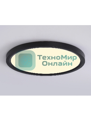 Светильник светодиодный ультратонкий Ambrella light FZ1908 BK черный IP54 35W 3000K-6500K CCT-переключатель D450*25 (Без ПДУ)