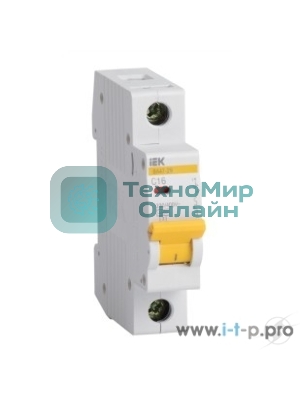Выключатель автоматический модульный 1п C 4А 4.5кА ВА47-29 IEK MVA20-1-004-C