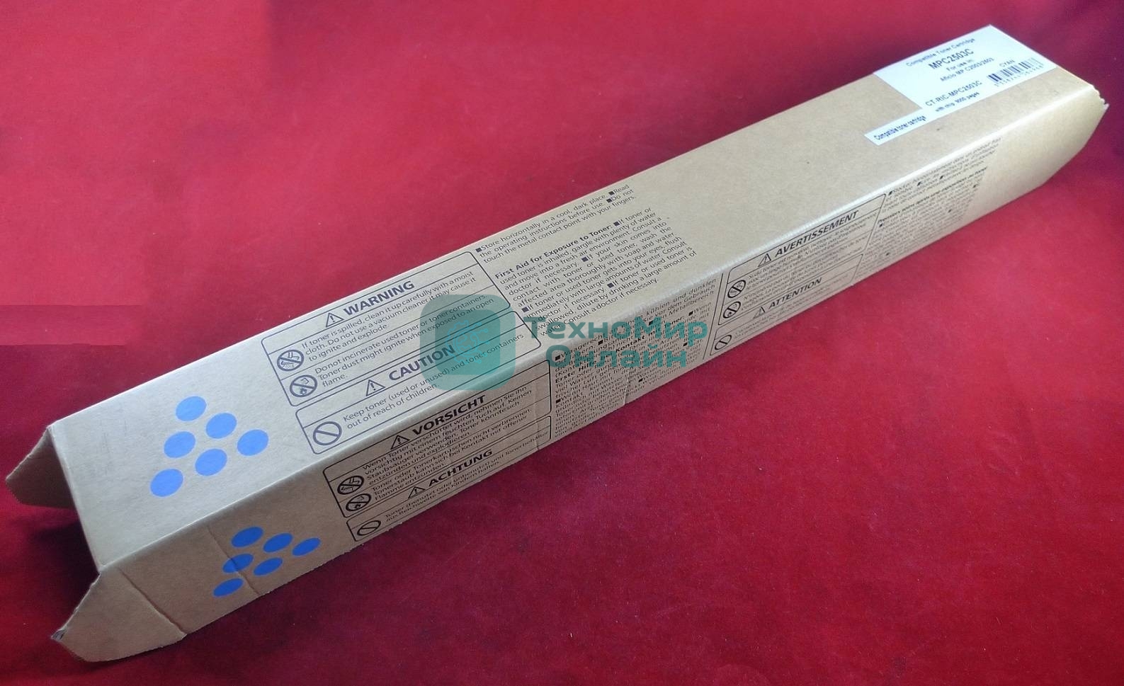 Картридж Тонер-туба Ricoh Aficio MP C2003/2503 cyan, type MPC2503 (туба, 202г) JPN