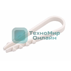 Дюбель-хомут PROconnect 5-10 белый (100 шт.)