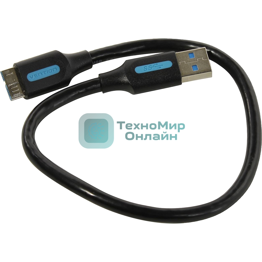 Кабель Vention USB 3.0 AM/micro B - 0,25м. Кабель Vention USB 3.0 AM/micro B - 0,25м.