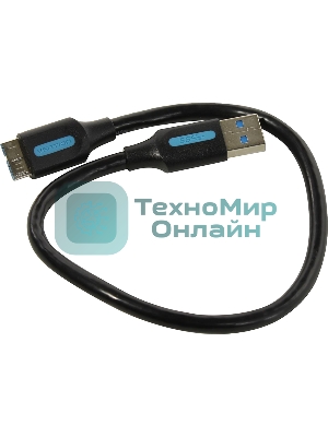 Кабель Vention USB 3.0 AM/micro B - 0,25м. Кабель Vention USB 3.0 AM/micro B - 0,25м.