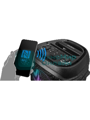 Колонка портативная SVEN PS-800 черный 100W 2.0 BT 10м 4400mAh