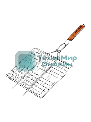 Решетка-гриль Camping Palisad 300х400 мм, хромир.