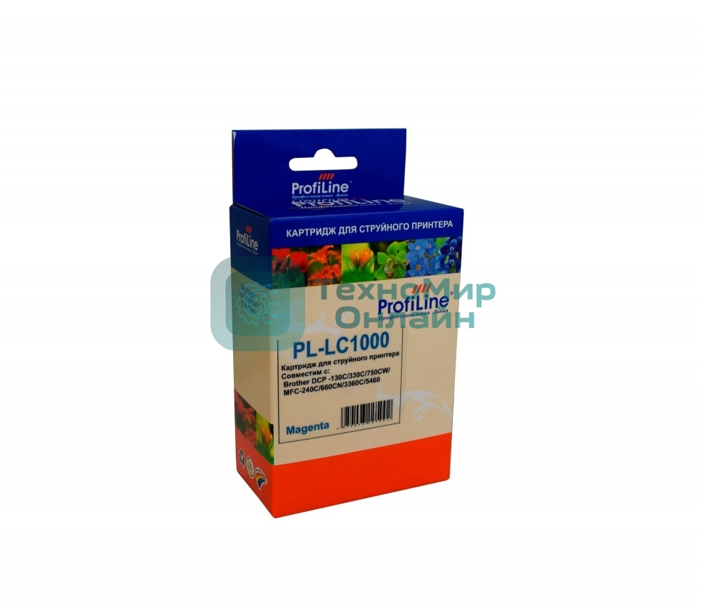 Картридж струйный ProfiLine PL-LC1000M/LC970M для принтеров Brother DCP -130C/135C/150C/235C/330C/350C/440CN/750CW/MFC-240C/260C/660CN/665CW/885CW/360C/5460CN/5860CW 20 мл Magenta