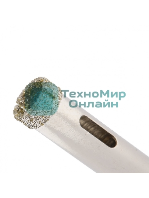 Сверло алмазное Matrix по керамограниту, 12 х 67 мм, 3-гранный хвостовик 2 шт.