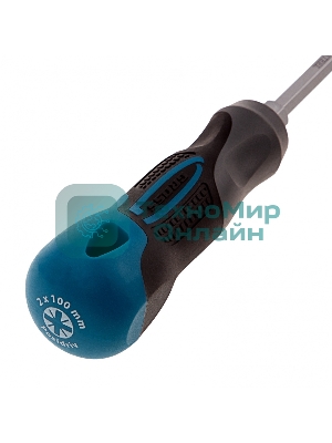 Отвертка Gross PZ2x100 мм, S2, 3к ручка