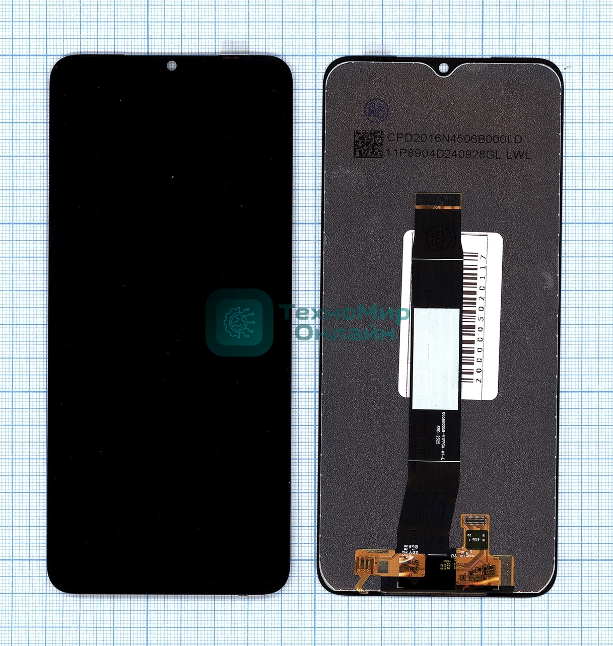 Дисплей для Umidigi G5 Mecha в сборе с тачскрином черный