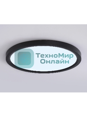 Светильник светодиодный ультратонкий Ambrella light FZ1908 BK черный IP54 35W 3000K-6500K CCT-переключатель D450*25 (Без ПДУ)