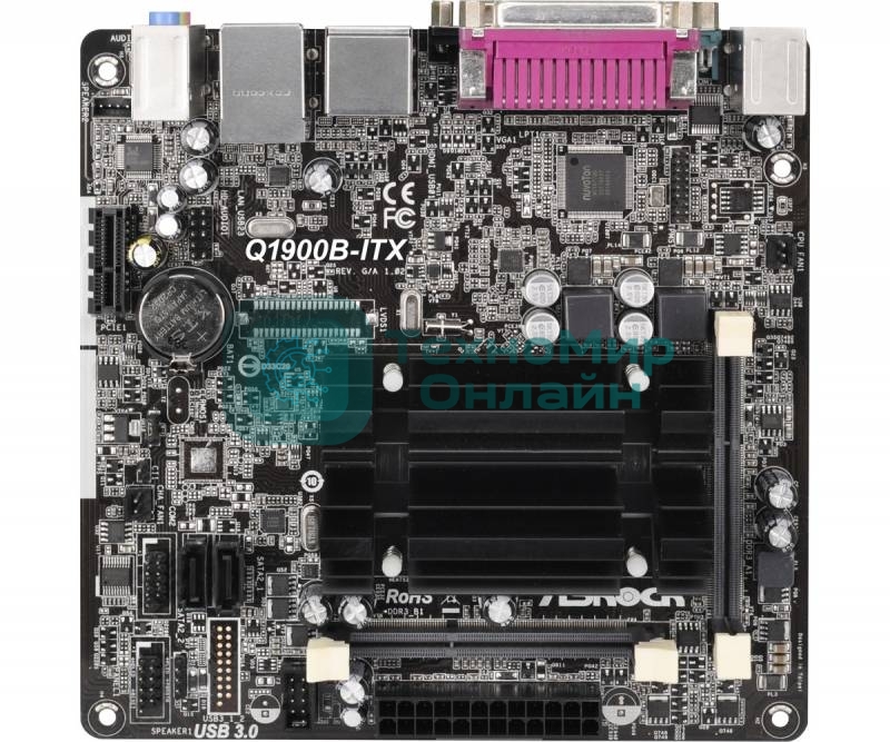 Материнская плата Asrock Q1900B-ITX mini-ITX AC`97 6ch(5.1) GbLAN+VGA+HDMI