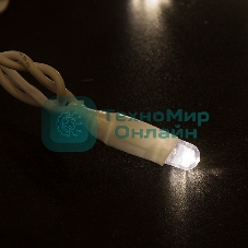 Гирлянда Neon-night Нить 10м, постоянное свечение, белый ПВХ, 24В, теплый белый