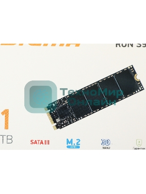 Накопитель SSD Digma Run S9, 1ТБ, SATA III, M.2 2280, R/W 530/480