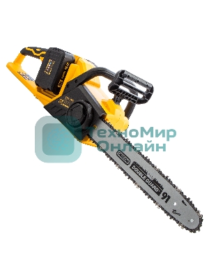 Цепная пила аккумуляторная бесщет. Denzel RCS400-36, Li-ion, 36 В, 4 А·ч, шина 400 мм/58610