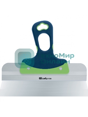 Шпатель фасадный Сибртех, нержавеющая сталь, 600 мм, двухкомпонентная рукоятка