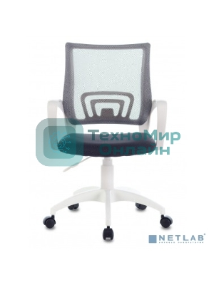 Кресло Бюрократ CH-W695NLT TW-04 TW-12 темно-серый, сетка/ткань, 120 кг, механизм качания