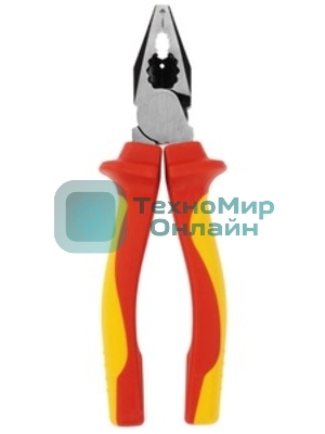 Плоскогубцы Deli DL512007 диэлектрические комбинированные, 180 мм, сталь Cr-V, сертификат VDE для работ под напряжением до 1000 В