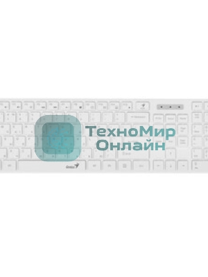 Клавиатура проводная Genius SlimStar 126, USB, черный