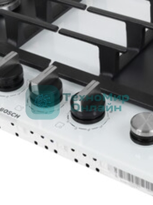 Газовая варочная панель Bosch PPP6A2I40R белый
