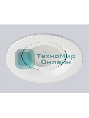 Встраиваемый поворотный точечный светильник Ambrella light TN102741 WH белый IP20 GU5.3 D95*25