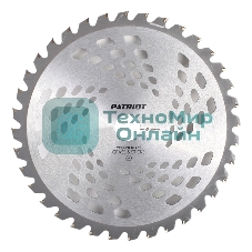 Нож PATRIOT TBM-36для триммера D=255x25.4мм 36 твердосплавных зубьев