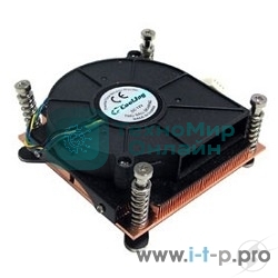 Опция к серверу Procase CA1156 Медный активный радиатор 1U под S1156 (fan 5000rpm)