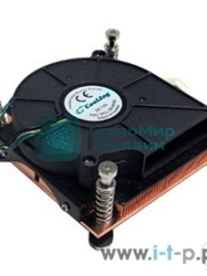 Опция к серверу Procase CA1156 Медный активный радиатор 1U под S1156 (fan 5000rpm)