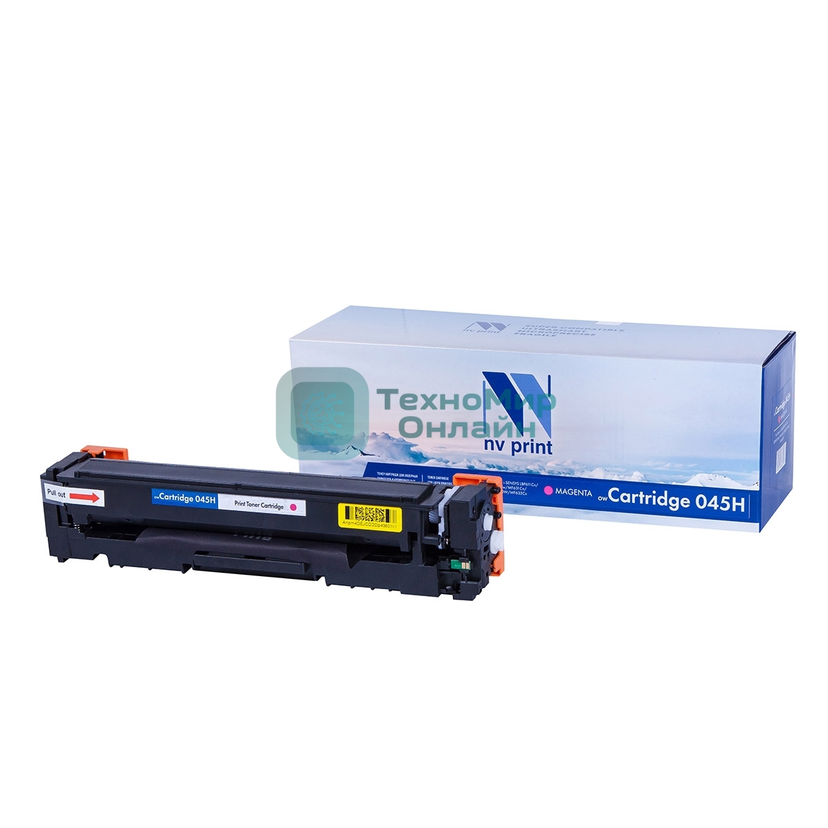 Картридж лазерный NVPrint совместимый NV-045H Magenta для Canon i-SENSYS LBP611Cn/LBP613Cdw/MF631Cn/MF633CDW/MF635Cx (2200k)